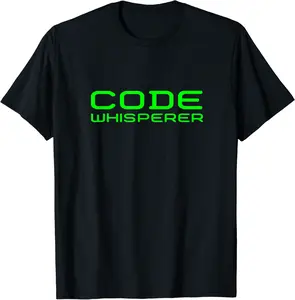 Code Whisperer Computer Programming Coder Coding Engineer T-Shirt - Margaritahe Shop 40B08P9KQKQN
