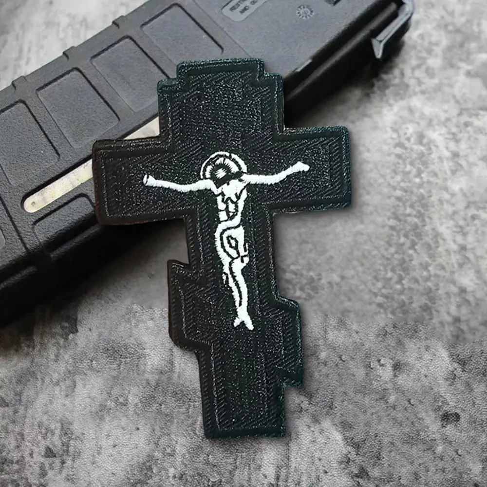Cool Black Panther Eyes Embroidered Morale Tactical Patch Funny Hook&Loop Patch Military Badge Armband Backpack Stickers Embroidered Patches Embroidery Patch