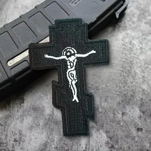 Cool Black Panther Eyes Embroidered Morale Tactical Patch Funny Hook&Loop Patch Military Badge Armband Backpack Stickers Embroidered Patches