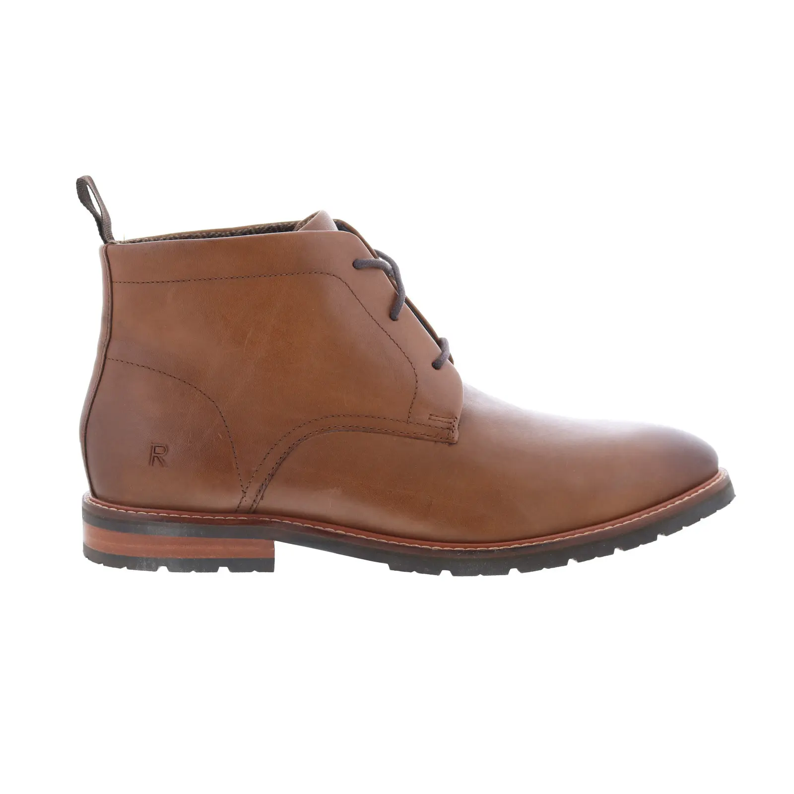Rockport Caspe RMCASPE Mens Brown Leather Lace Up Chukkas Boots