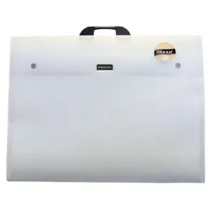 Dekko  14 in. x 18 in. Polypropylene Folio - Crystal White