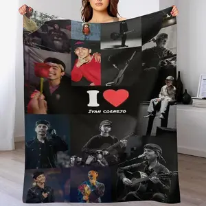 Ivan Music Cornejo Poster Blanket Air Conditioning Blanket Super Soft Travel Outdoor Flannel Blanket Fashion Personalized Gift Office Sofa