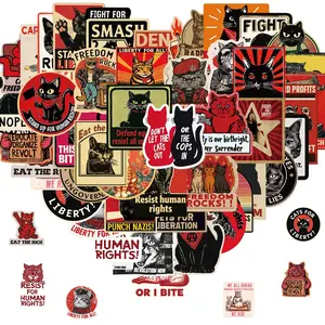 50 Pcs Social Justice Stickers for Water Bottles and Laptops, Equality Decals for Parties, Decorations for Women and Men