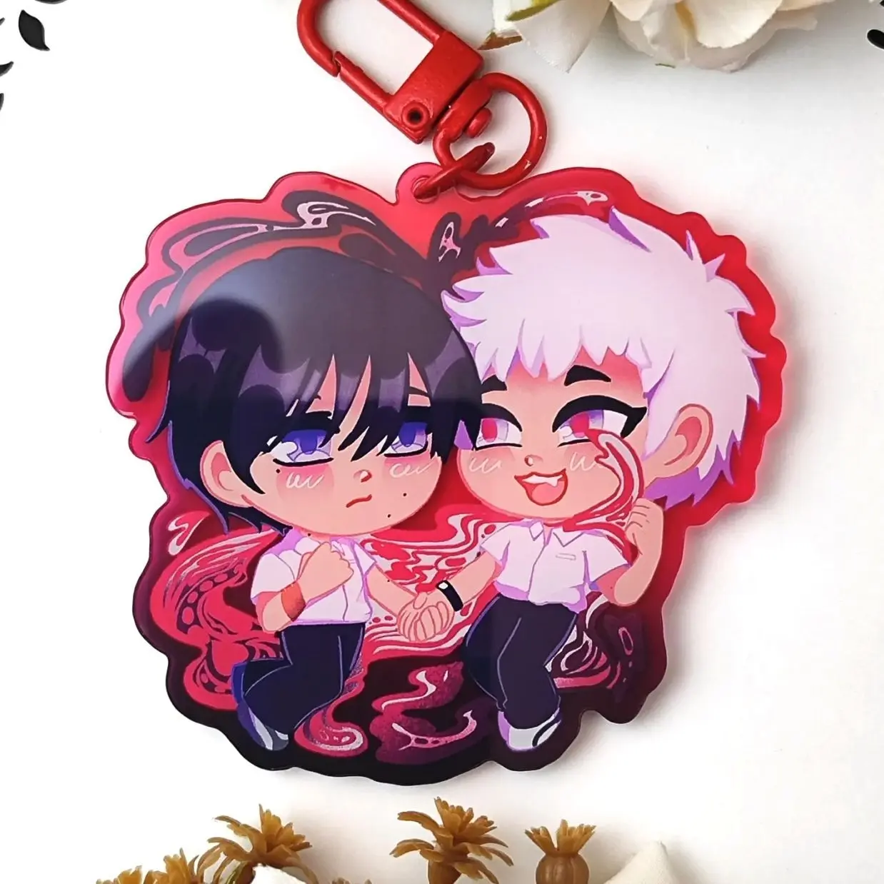 TSHD Yoshiki & Hikaru Gradient Acrylic Keychain