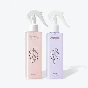 GROWUS Hair Perfume Bundle Set Damage Therapy Leave-in Treatment EX Due Rose & True Me 8.45 fl oz 250ml Spray for Severely Damaged Hair with Pearl Extract & Seaweed Complex for Shiny Healthy Hair