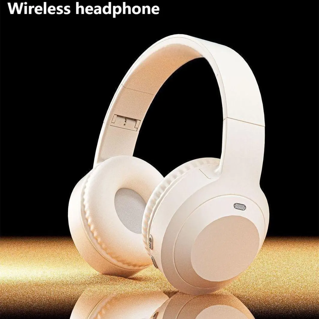 Wireless Headphones, Foldable Gaming Headset with Wireless Microphone, Portable Earbuds for Home Outdoor, BT Headset for Gaming & PC, Audio, Folding, Over Ear Headphones, Lightweight Headphones, Electronic Audio Headset