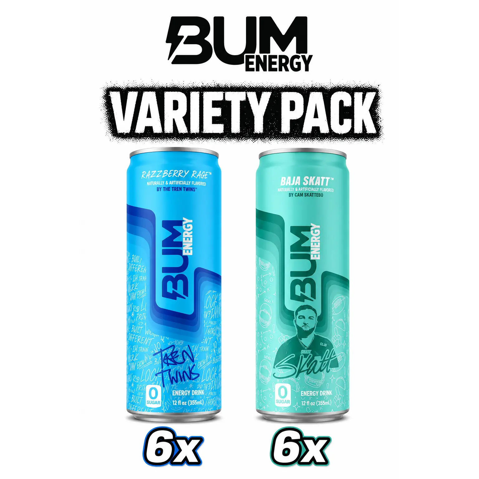 Bum Sports & Energy Drink, 12-Pack