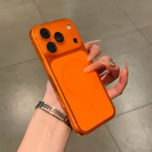Ultra-thin transparent magnetic ring protective case instantly transforms into 17 second generation, suitable for IP15/14/13 phone cases, IP17PROMAX 16 phone case