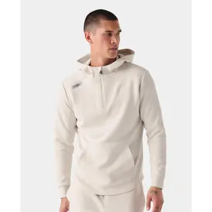 Hawthorne Tech Quarter Zip Hoodie Gray  Heather, Medium