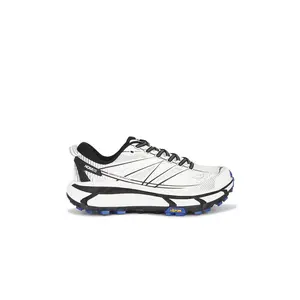 HOKA U Mafate Speed 2 in White & Cobalt Blue