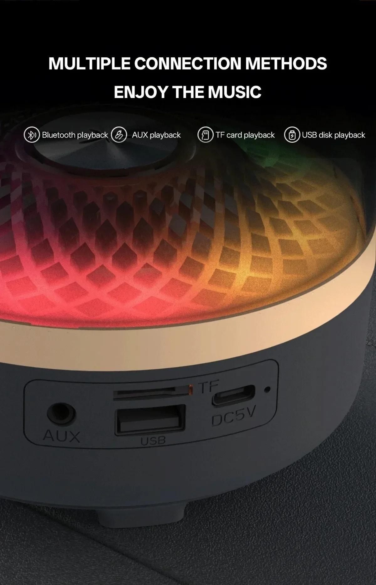 RGB Breathing Light Bluetooth Speaker | Powerful Subwoofer + Hi-Fi Stereo | Gaming Room & Home Theater Essential