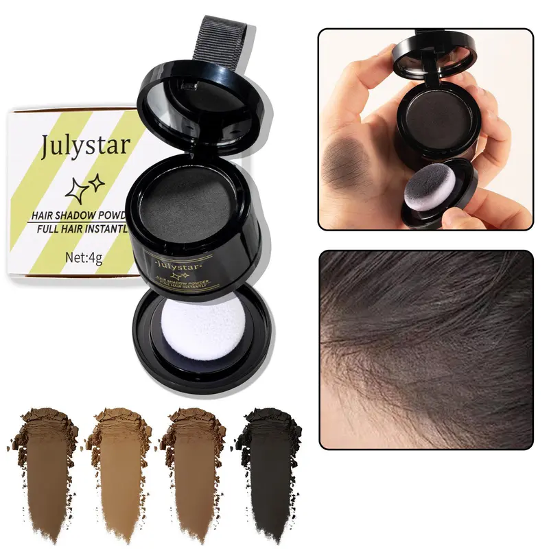 Waterproof Forehead Shadow Powder, 1 Count Natural Hairline Filling Powder, Adjustable Coverage Powder, Suitable for Sensitive Skin