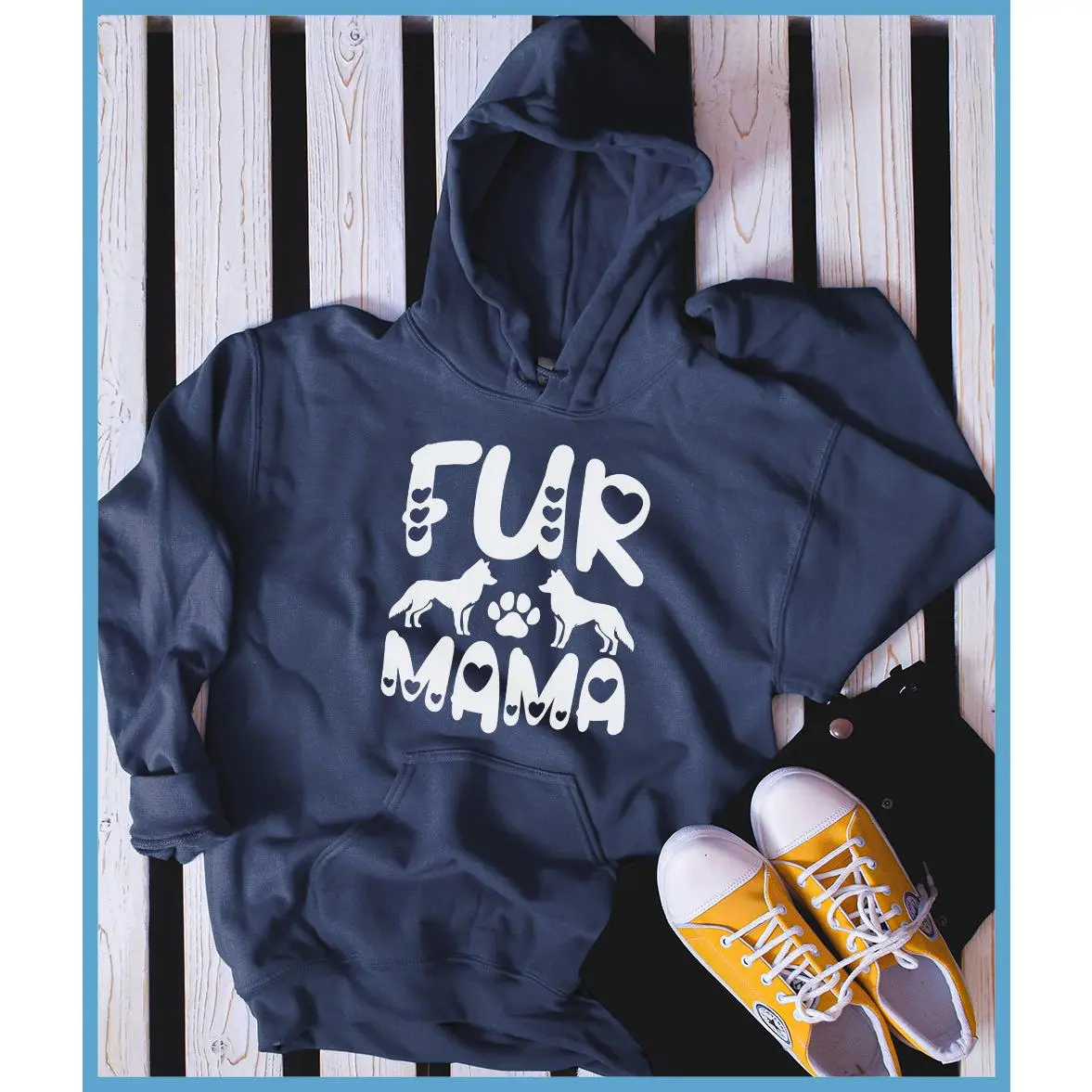 Fur Mama Siberian Husky Hoodie
