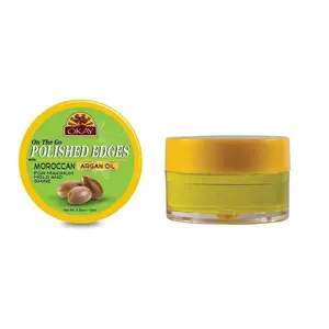 OKAY Polished Edges Haircare Gel with Argan Oil, 0.5 Oz
