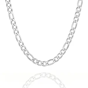 STAINLESS STEEL FIGARO CHAIN