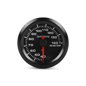 2 Inch Car Water Temperature Gauge Thermometer, 7 Color LED Car Water Temperature Meter, High Speed Motor with Sensor, Car Interior Accessories