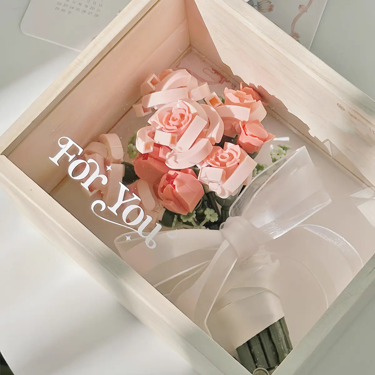 DIY Model Building Blocks Assembly Bouquet Building Blocks Butterfly ...