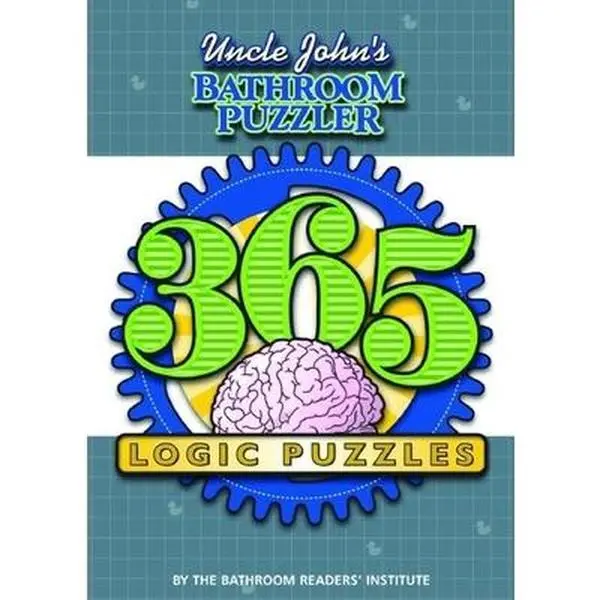 Used Book - Uncle John's Bathroom Puzzler: 365 Logic Puzzles by Bathroom Readers' Institute (Paperback, Good Condition, 0.82 lb, Portable Press, English)