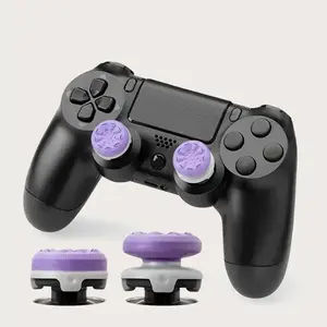 Silicone FPS Thumbsticks, High-rise & Mid-rise Concave Thumb Grips, Console Accessories for PS4/PS5 for Xbox X/S/One for Switch Pro Controller, Gaming Room Supplies