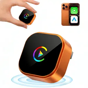 2-in-1 Wireless CarPlay Adapter | Wired to Wireless for iPhone & Android Auto | Mini USB Design | Fast Stable Connection | iOS 10+/Android 11+