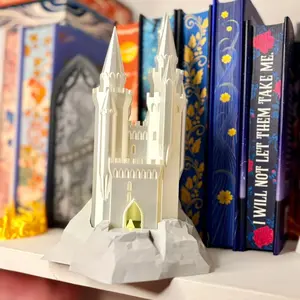 Throne of Glass Inspired Castle Bookshelf Decor