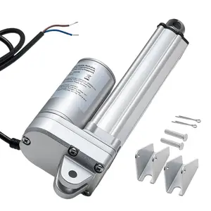 VEVOR 12V Linear Actuator, 4 Inch IP65 Waterproof Linear Actuator, 675lbs/3000N 0.2/s Motion Actuators with Mounting Brackets for Outdoor Use