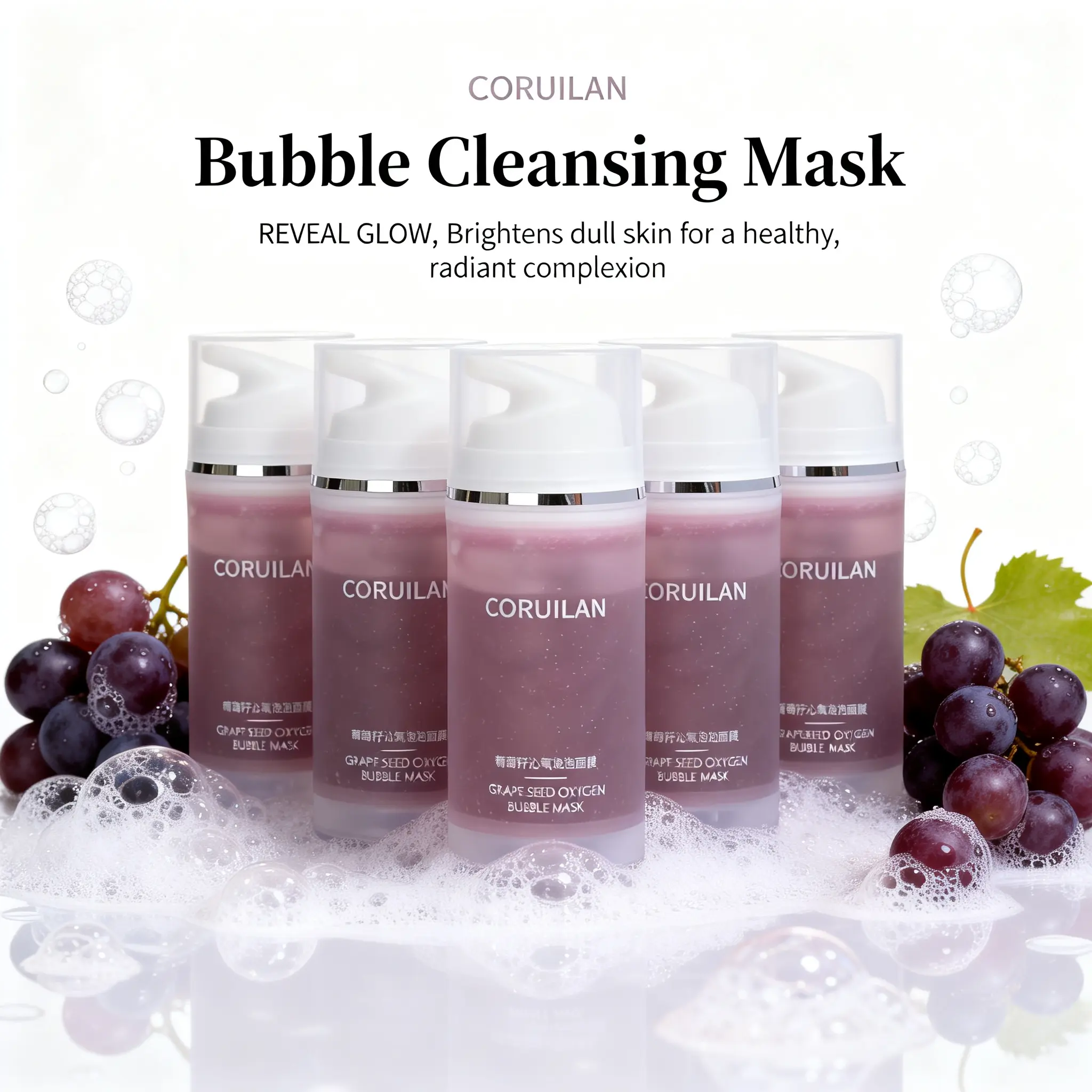 CORUILAN Bubble Cleansing Mask Brightening & Smoothing Care, Face & Body