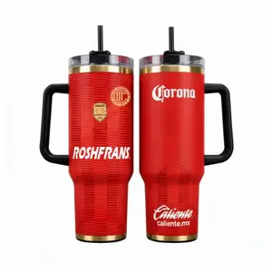 Mexico Soccer Tumbler 40oz With Handle and 20oz Skinny, Football Fan Insulated Travel Mug, Stainless Steel Team Gift Cup