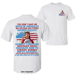 Life's A Garden Merica Joe Dirt 4th Of July America Flag T-Shirt, Independence Day Patriotic 2 Sided Design Unisex Cotton T-shirt for Men for Women