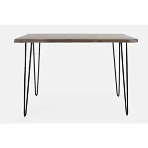 Nature's Edge 52'' Modern Solid Wood Live Edge Counter Height Dining Table