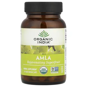 Organic India Amla, 90 Vegetarian Caps (500 mg per Capsule)