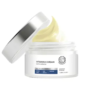 Vitamin K Cream- Moisturizing Bruise Healing Formula. Dark Spot Corrector for Bruising, Spider Veins & Broken Capillaries. Reduces Under Eye Dark Circles, Fine Lines, Puffiness, & Wrinkles.
