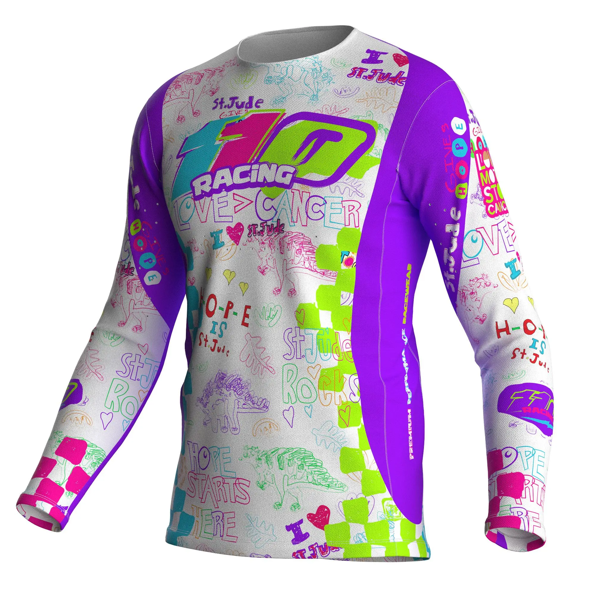 110 RACING x SX 2026 ST JUDE PRO YOUTH JERSEY - RACE FOR A CAUSE
