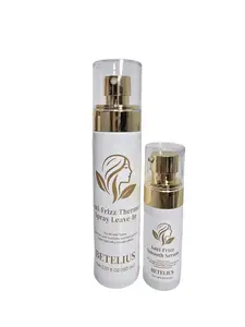 BETELIUS Anti-Frizz Duo Thermo Spray Leave-In 150 ml & Smooth Serum 50 ml for All Hair Types Control Frizz Protect from Heat Achieve Shiny Finish
