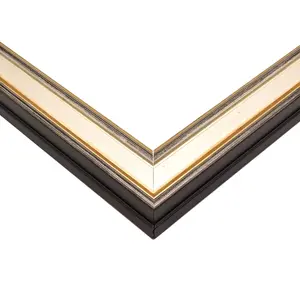 8x8 Refined Silver Picture Frame - UV Acrylic, Foam Board Backing, Hanging Hardware