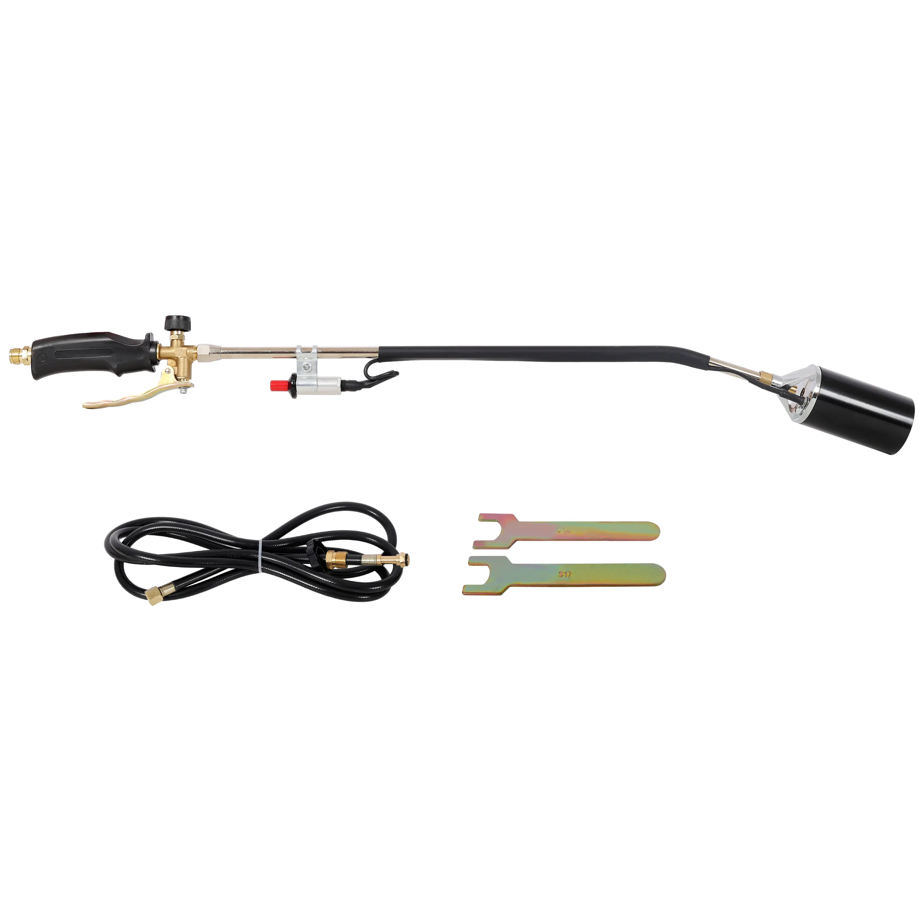 Propane Torch Weed Burner, Blow Torch, High Output Flame Torch with 10FT Hose, Heavy Duty Flame Weeder with Igniter for Garden, BBQ