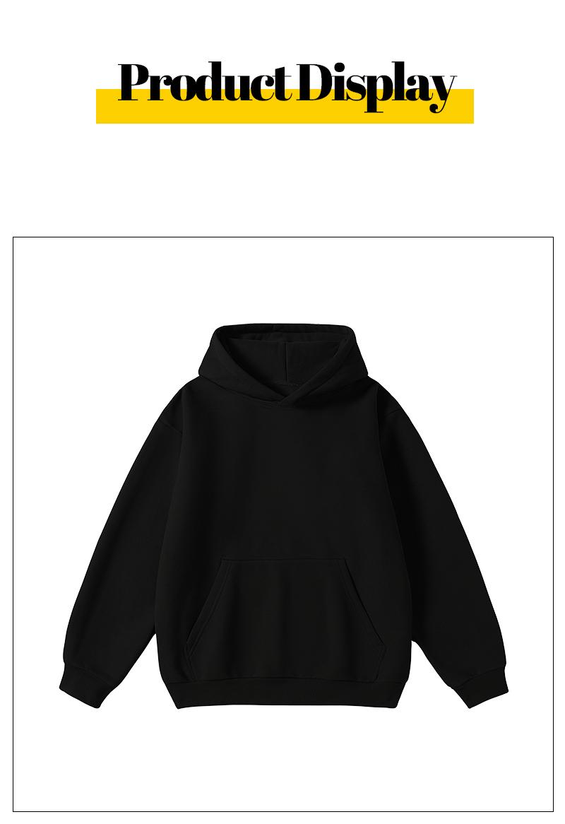 Men's Hoodie Cotton Blend Long Sleeve Pullover Regular Fit Soft Breathable Durable Everyday Comfort Machine Washable Casual Outdoor Urban Street Wear