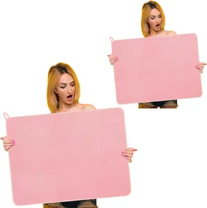 2 Pack  Dish Drying Mat Microfiber Absorbent Dish Drying Pad Large Size Dishes Drainer Mats for Countertop, Sink, Refrigerator or Dryer (30 x 24 Inch,)