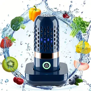 Department Store [2400mAh Rechargeable Fruit Washer] EcoClean USB and Vegetable Washer, Portable Food Cleaner with 2400mAh Battery, 36V Operating Voltage, Plastic Material, for Meat, Fruits, Produce Cleaning