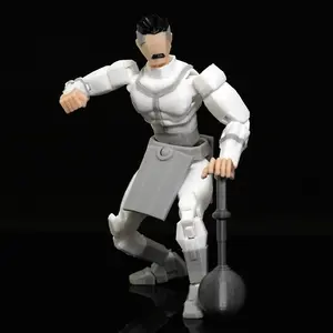 3D Printed Invincible Omni-Man Toys Action Figures Anime Model Lucky Dummy 13 Superheroes Multi-Jointed Toy Ornaments Gifts