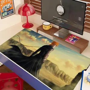 Bleach Kurosaki Ichigo Mouse Pad 90x40CM non-slip Gaming Mousepad Gamer E-Sports Mouse Mat Game Mechanical Keyboard XXL Desk Mat