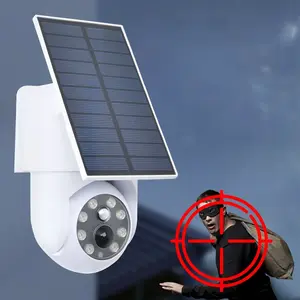 Solar Wireless Outdoor Garden Light Smart Human Motion Sensor Lighting Fake Camera, Night Vision, Easy Installation, Simulation Surveillance Cam, Outdoor Solar Led, Solar Security Lights