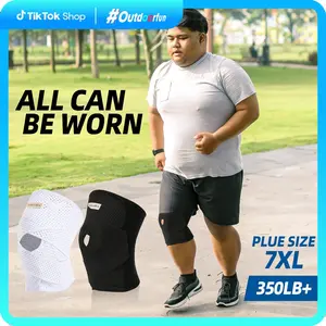 IYDoaMea 1 PC Plus Size (7XL 300LB) Knee Compression Wrap Brace (Order A Size Up), Breathable Adjustable Knee Brace For Men And Women, Knee Brace With Side Stabilizers Leg Supporter Healthcare football accessories Dealsforyoudays