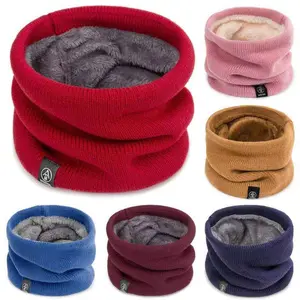 Winter Neck Warmer Men Ski, Neck Gaiter Face Scarf Women, Fleece Scarf for Men Gaiter Mask, Thick Windproof Scarves