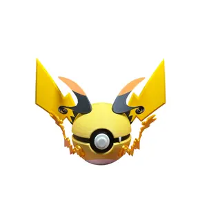 Mega Raichu X Poke Ball - Inspired 3D Printed Collectible