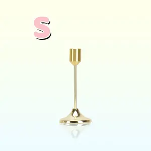 Elegant Cast Iron Candlestick Holder Set, Holiday Metal Decoration, Home Decor, Perfect Gift for Anniversary and Wedding, Suitable for Dinner and Celebrations