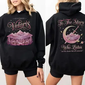 Acotar Velaris Two Sided Shirt, City Of Starlight Tee, Night Court Sweatshirt, Sjm Book Lover Unisex Hoodie, Unisex Sweater Pullover Tee