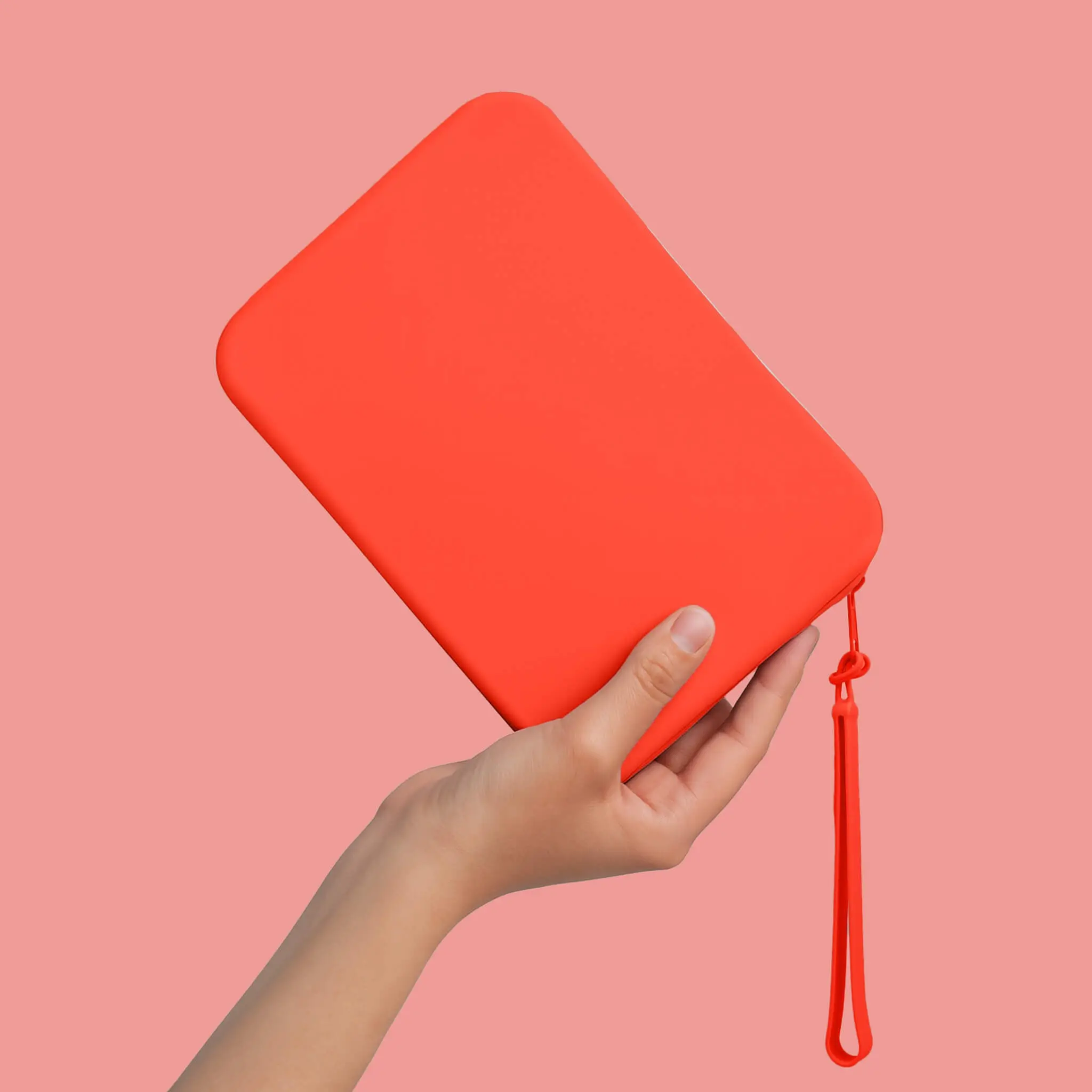 Limited Drop Neon Silicone Clutch Case with Supplier Warranty – Anti-Dust Soft Durable Pouch for E-Reader & Phone, Fits Kindle & Devices Under 200mm × 140mm, Stylish Protective Phone & Device Cover Daily Use
