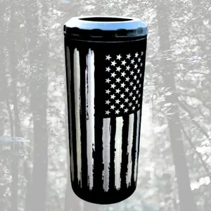 ThePatriot! TheChewzie Brew & Chew Koozie. Chill Your Brew and Stash Your Chew/Zyn & Other Discreet Items in the Patented, Hidden, Secret Stash Container. mug, beer, coffee, tumbler Stainless Beverage Steel