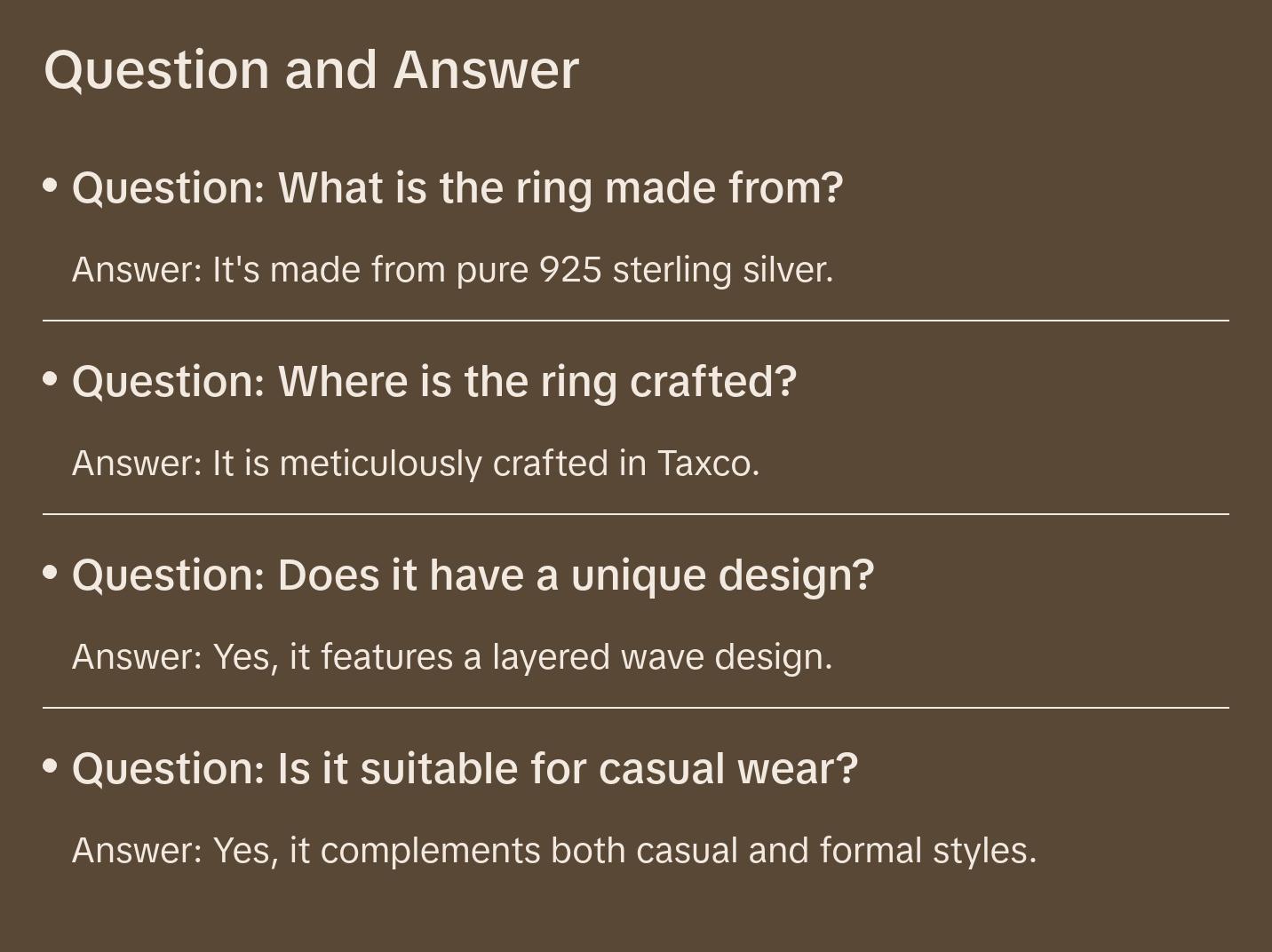 Wave Harmony - Over 7 Grams Of 925 Sterling Silver Ring